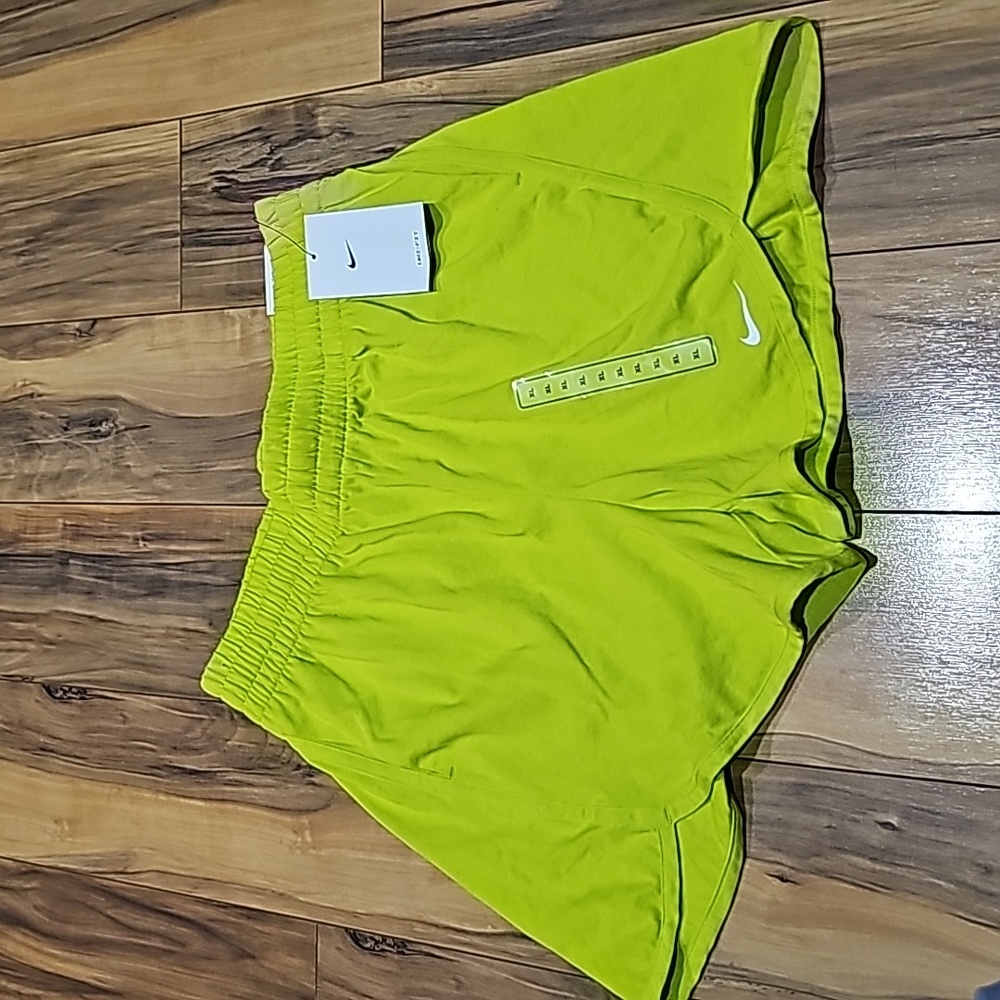 Nike Kids XL Training Shorts -Lime Green New with tags